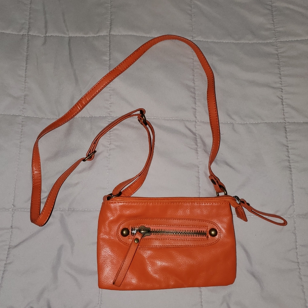 Cute tangerine crossbody bag
